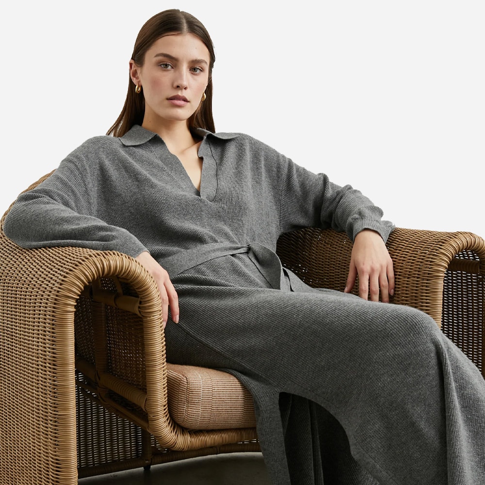 Dru Dress - Heather Grey