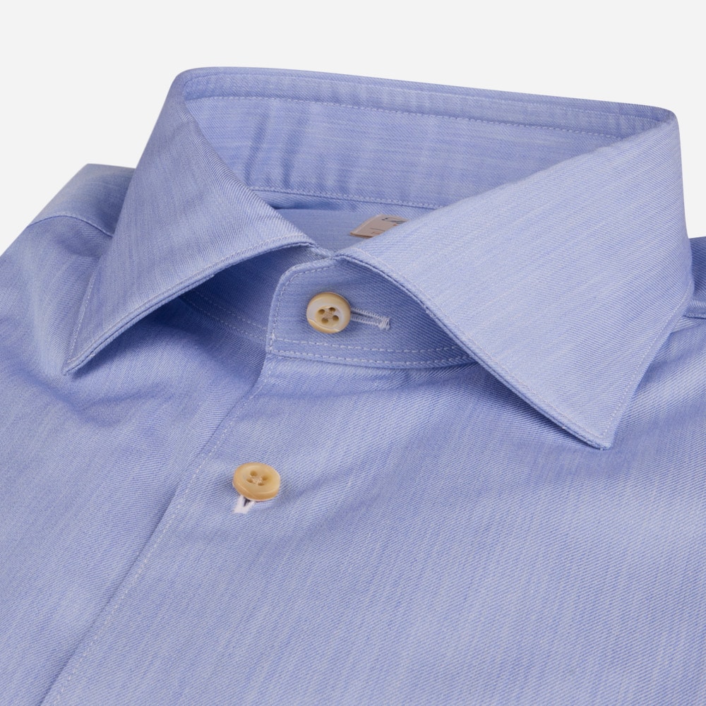 Slimline Twill Shirt - Blue