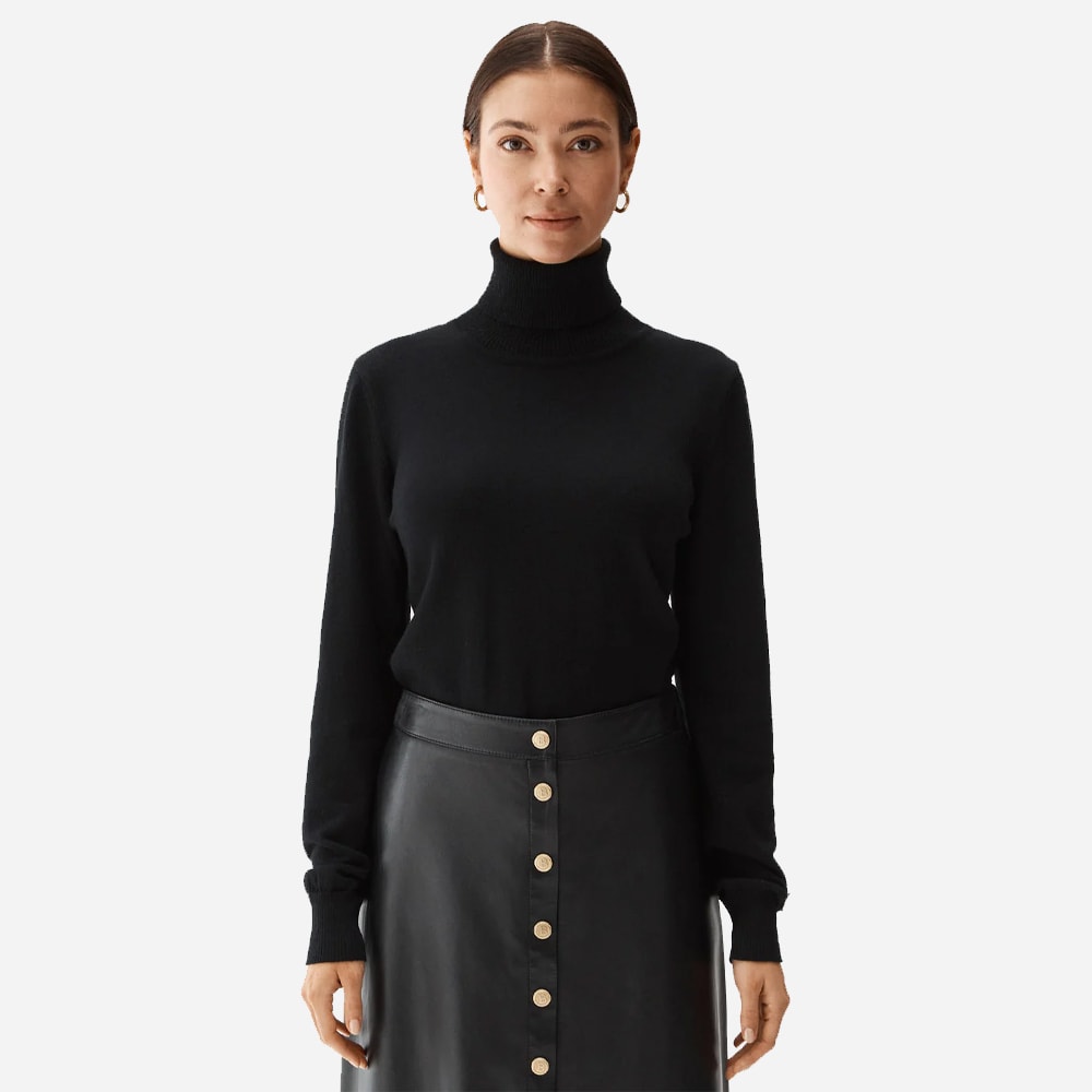 Alice Rollerneck Sweater - Black