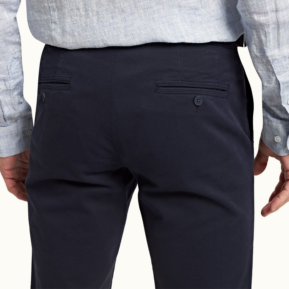 Fallon  Stretch Cotton - Dark Navy