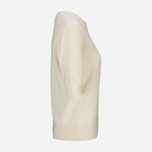 Angelina Elbow T-Shirt Cashmere - Winter White