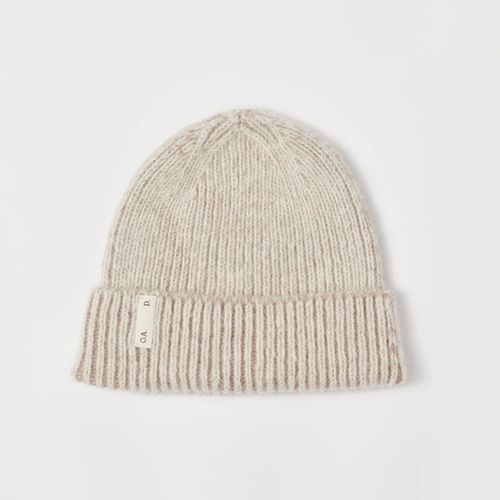 O.A.D. Ribbed Beanie - Off White