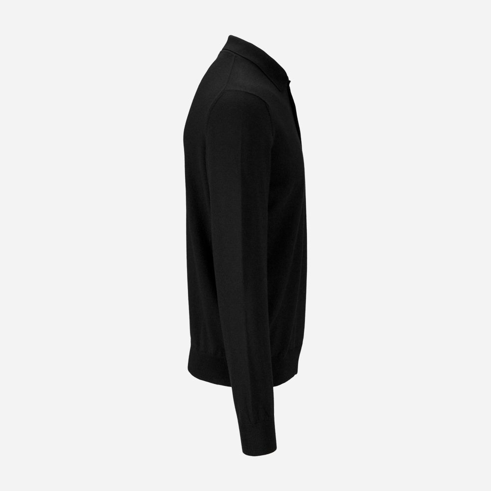 Tennis Collar Merino - Black