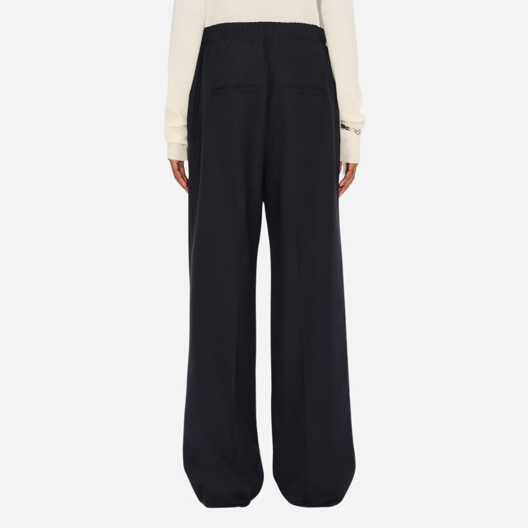 Cyra Pleat Trouser - Black