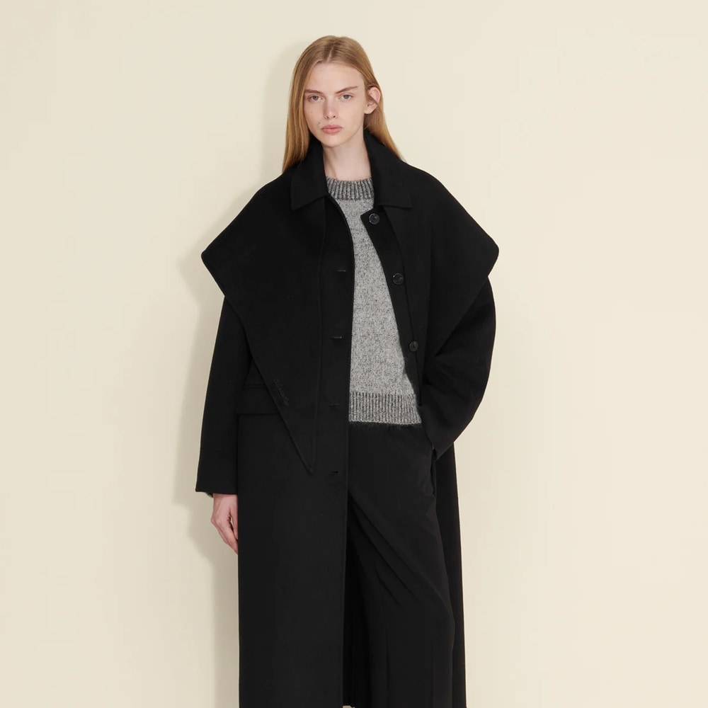 Felsa Wool Scarf - Black