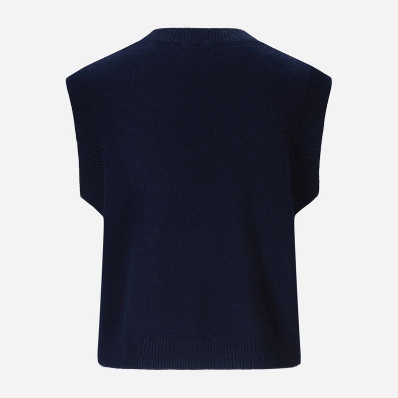 Heart Vest - Navy