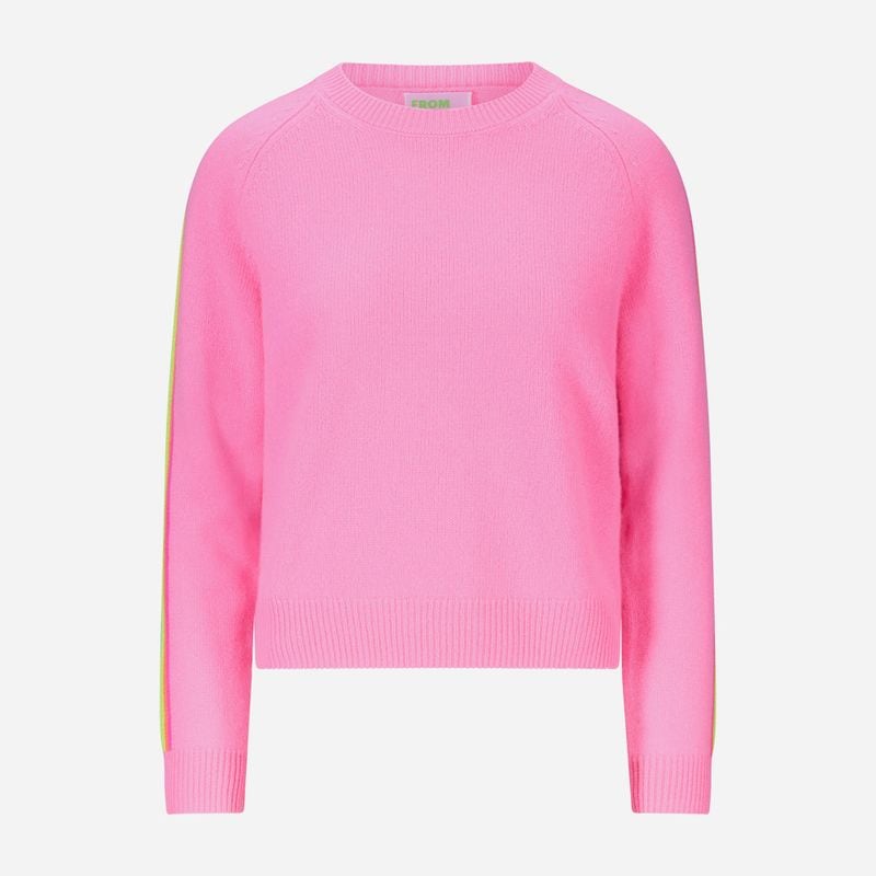 Block Stripe Sweater - Dreamy Pink