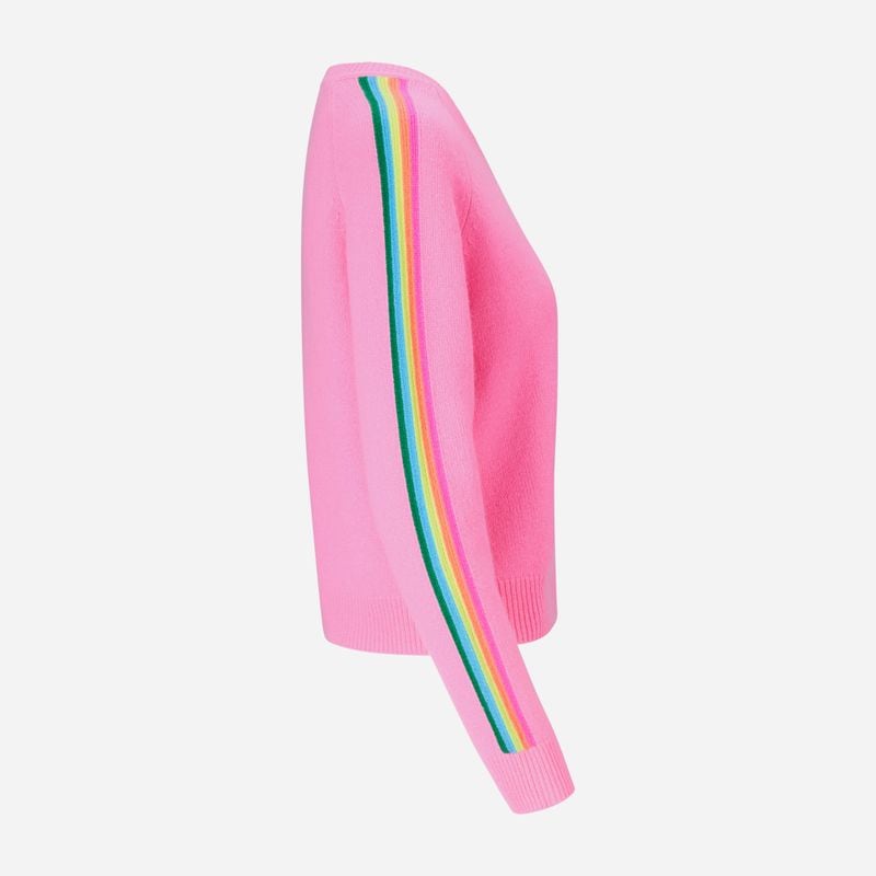 Block Stripe Sweater - Dreamy Pink
