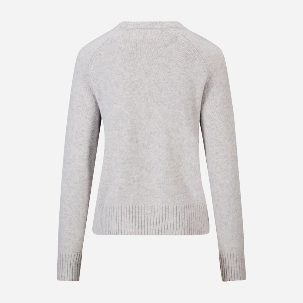 Crew Neck Sweater - Gris Chine Clair