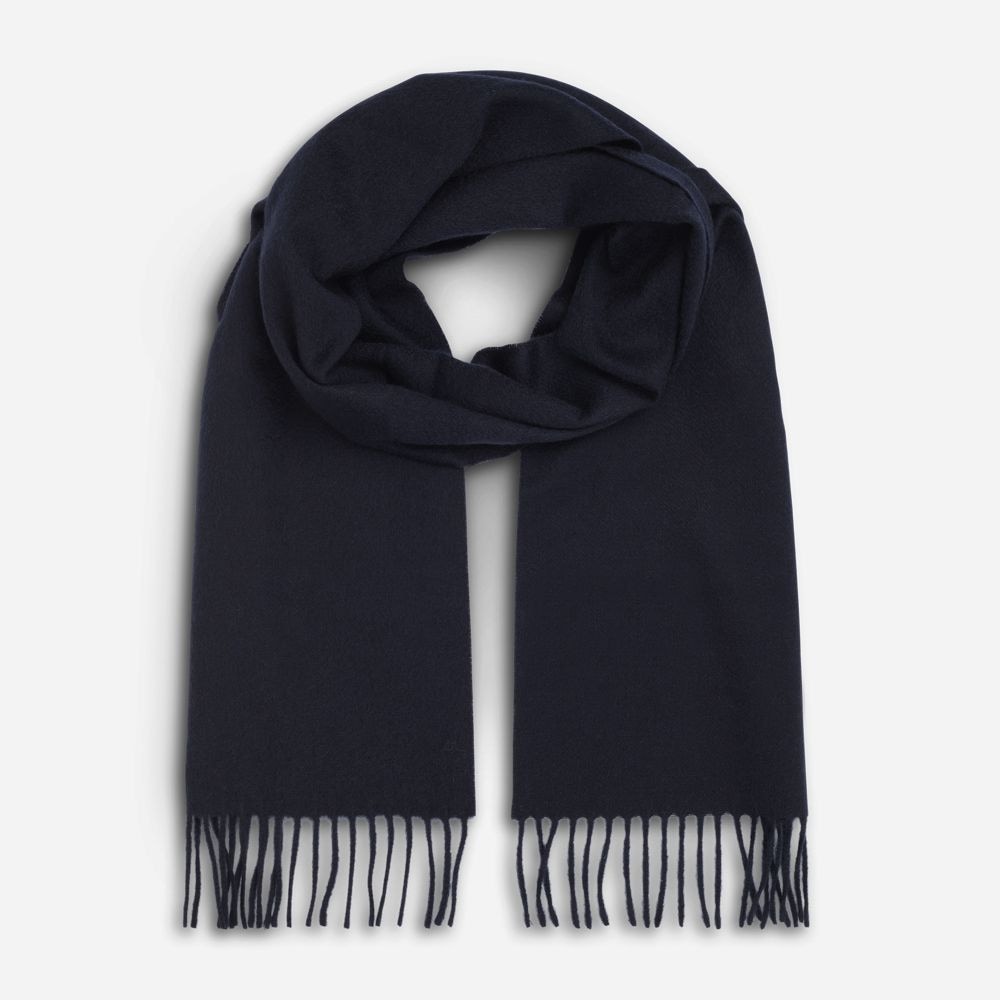 Scarf Cashmere - Navy