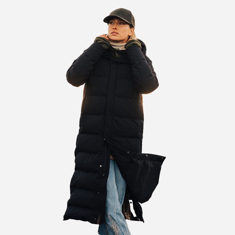 Merdian Long Parka - Onyx