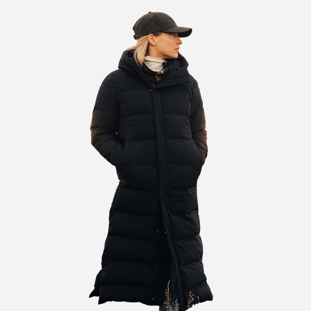Merdian Long Parka - Onyx
