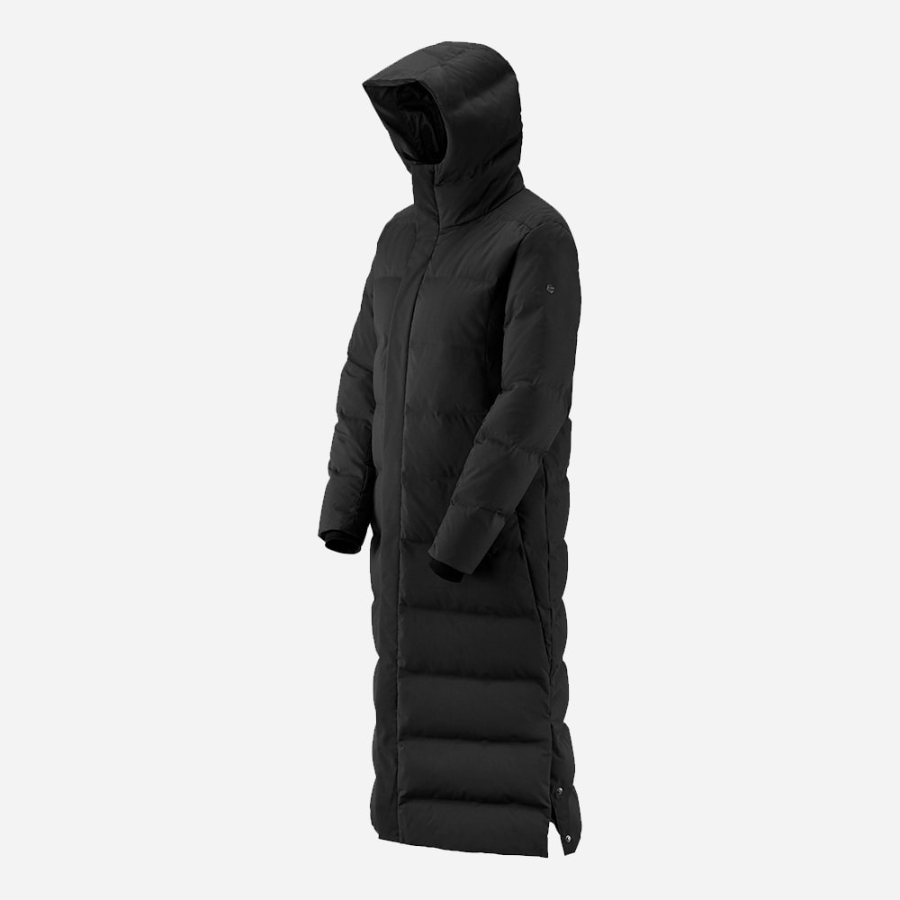 Merdian Long Parka - Onyx