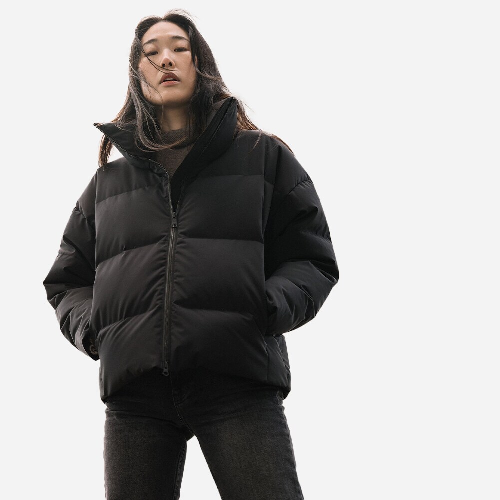 Block Short Jacket - Onyx
