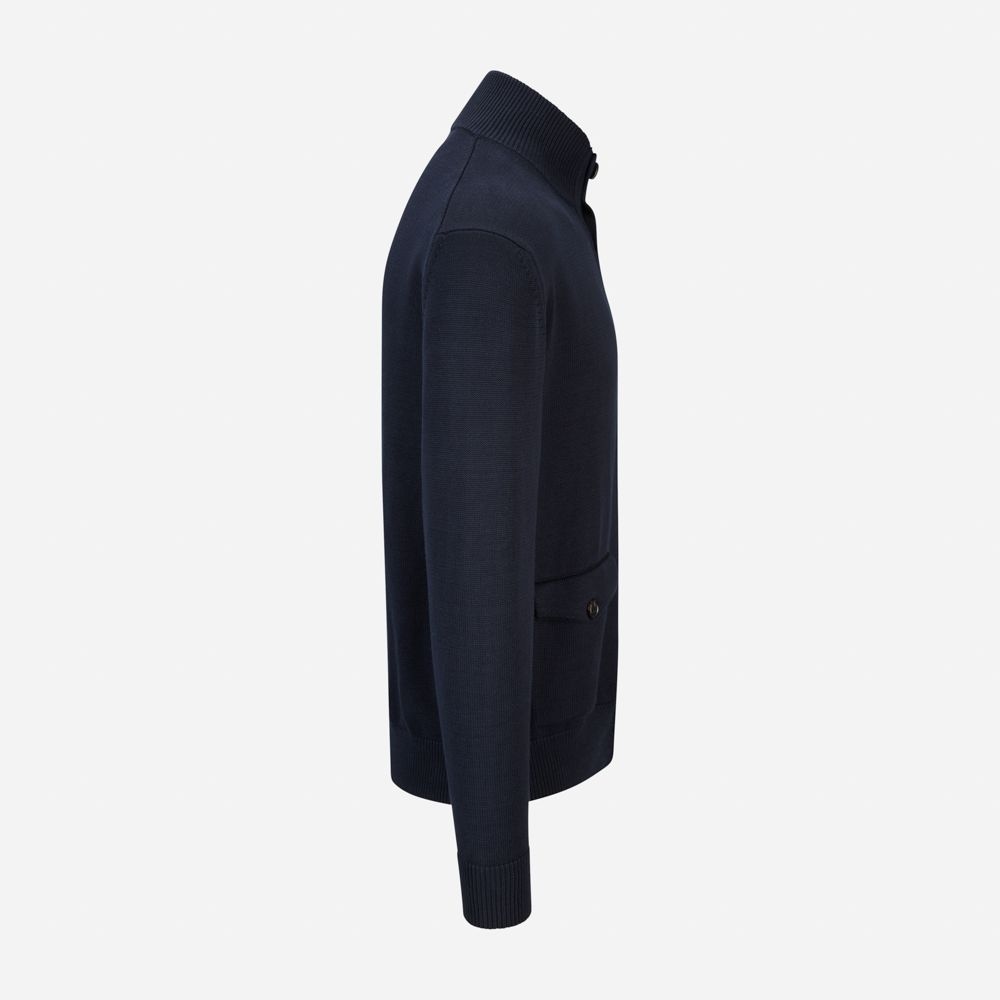 Cardigan Bomber - Navy
