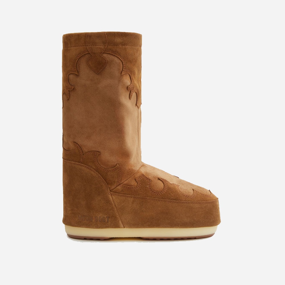 Icon Suede Embroidery - Cognac