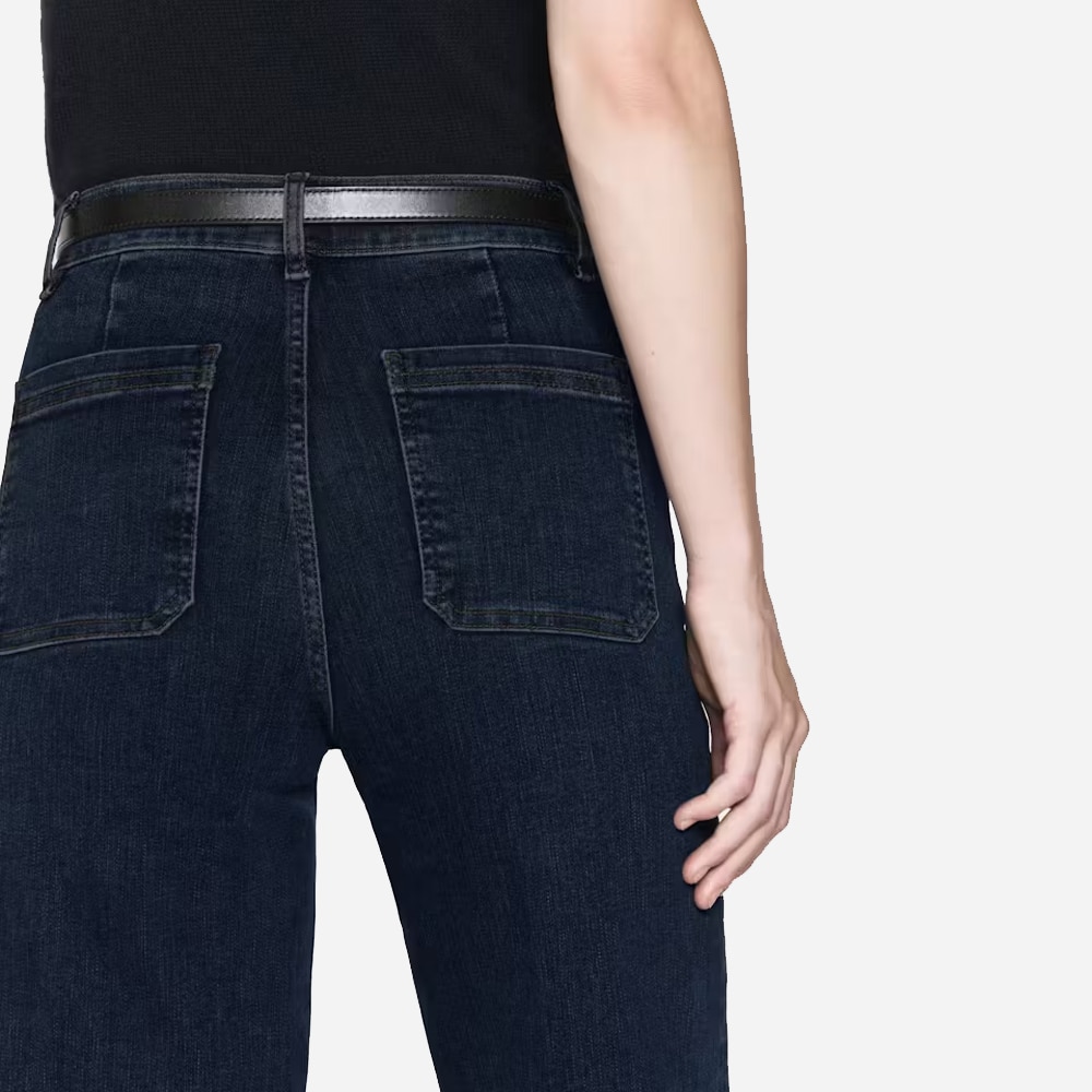 Le Slim Palazzo Bardot Pocket - Cursive