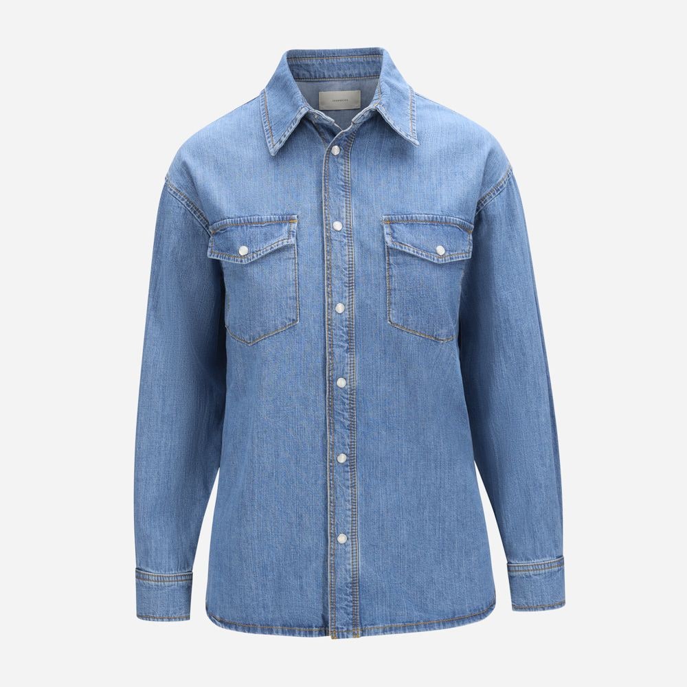 Angela Denim Shirt - Ligth Blue Vintage