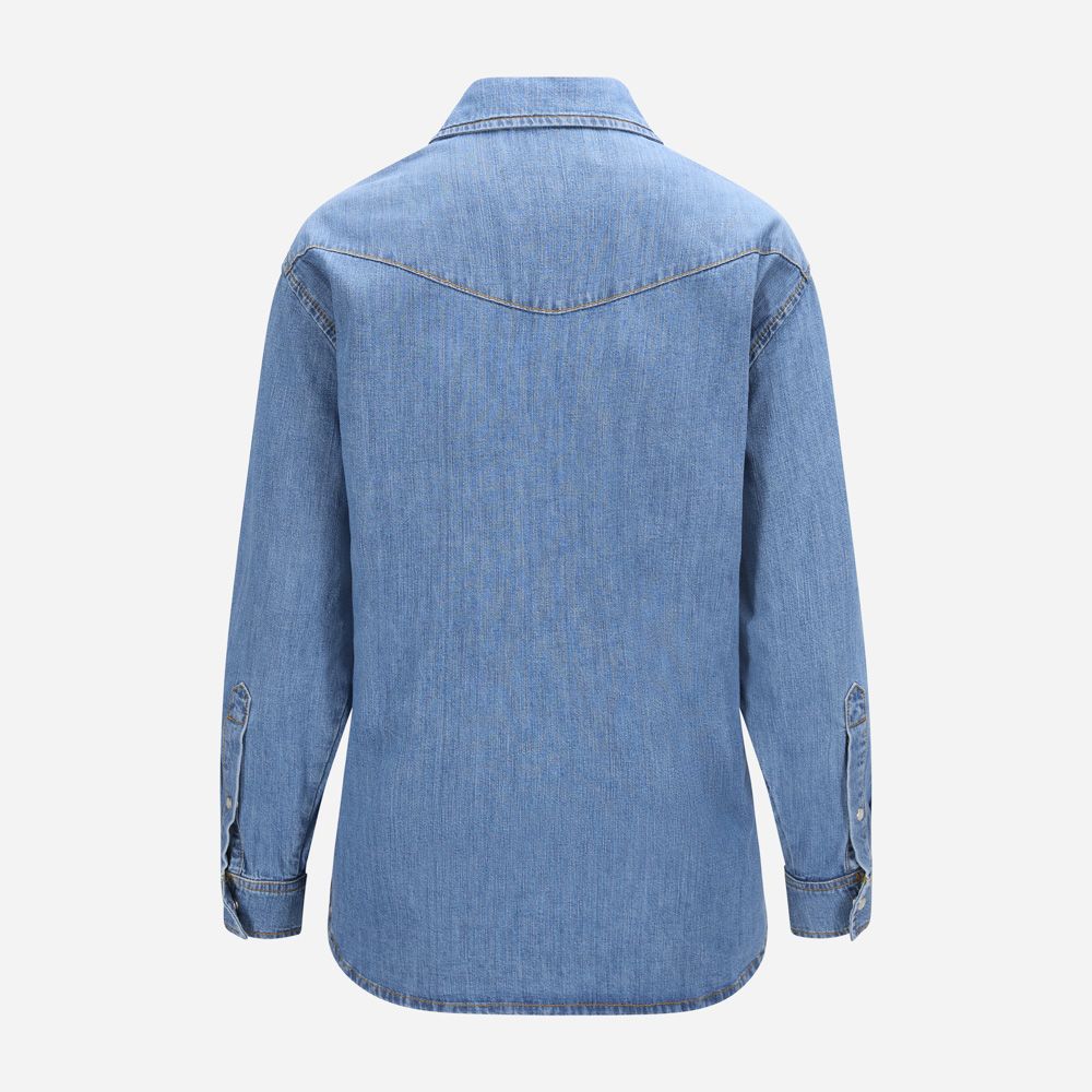 Angela Denim Shirt - Ligth Blue Vintage