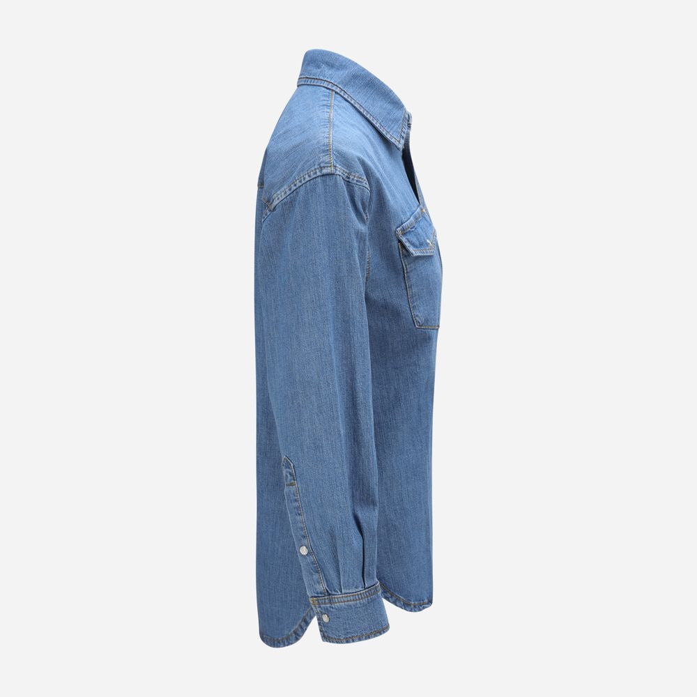 Angela Denim Shirt - Ligth Blue Vintage