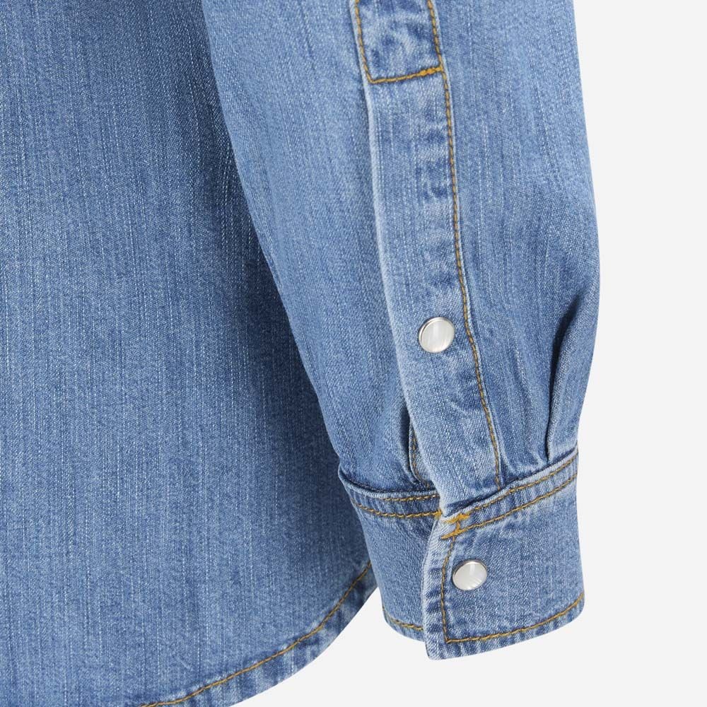 Angela Denim Shirt - Ligth Blue Vintage