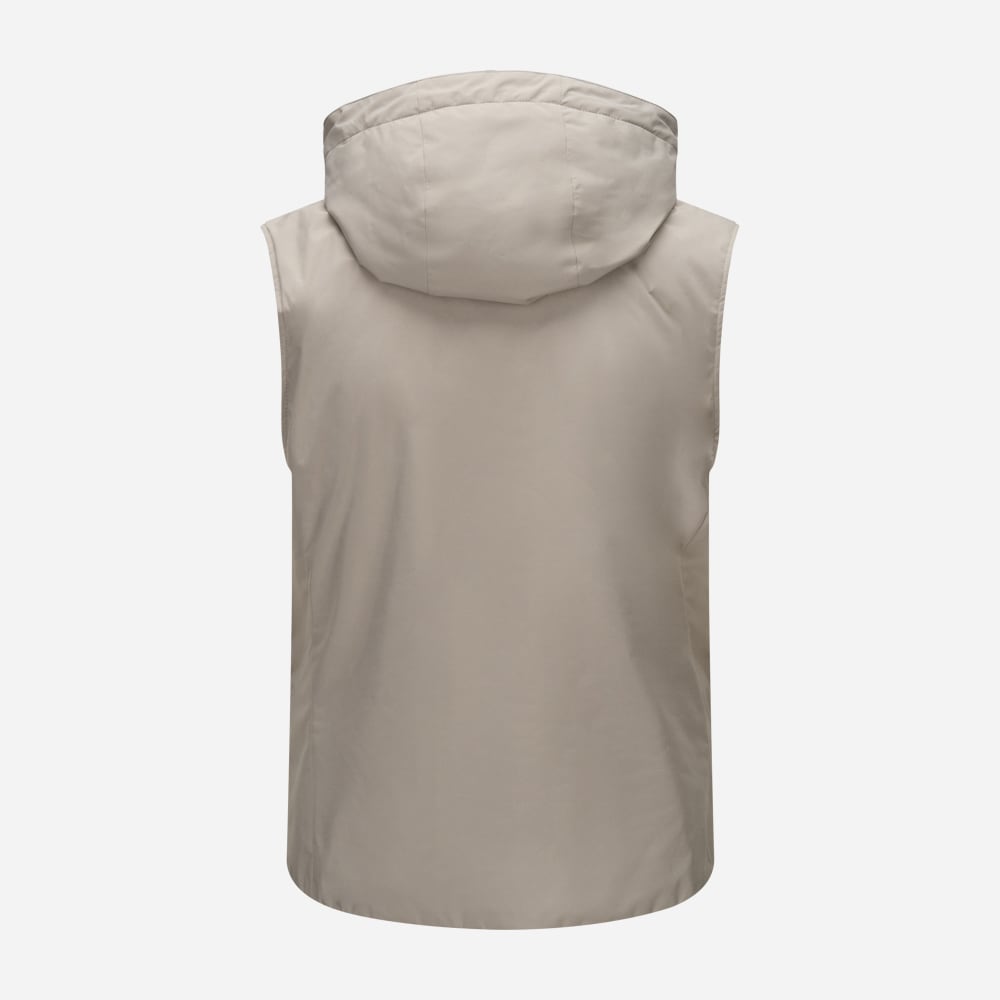 Gilet Zip - Taupe