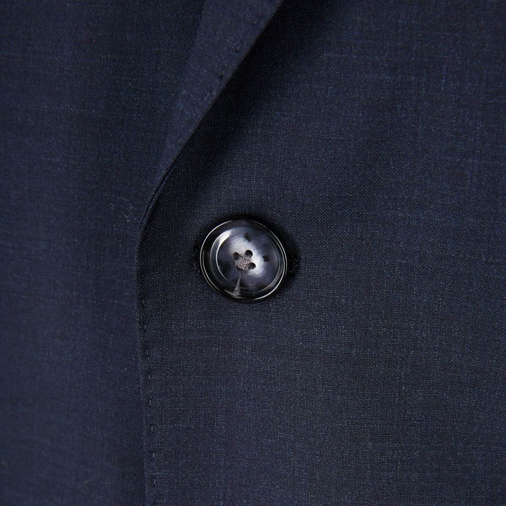 Suit Wool Structure - Dark Blue