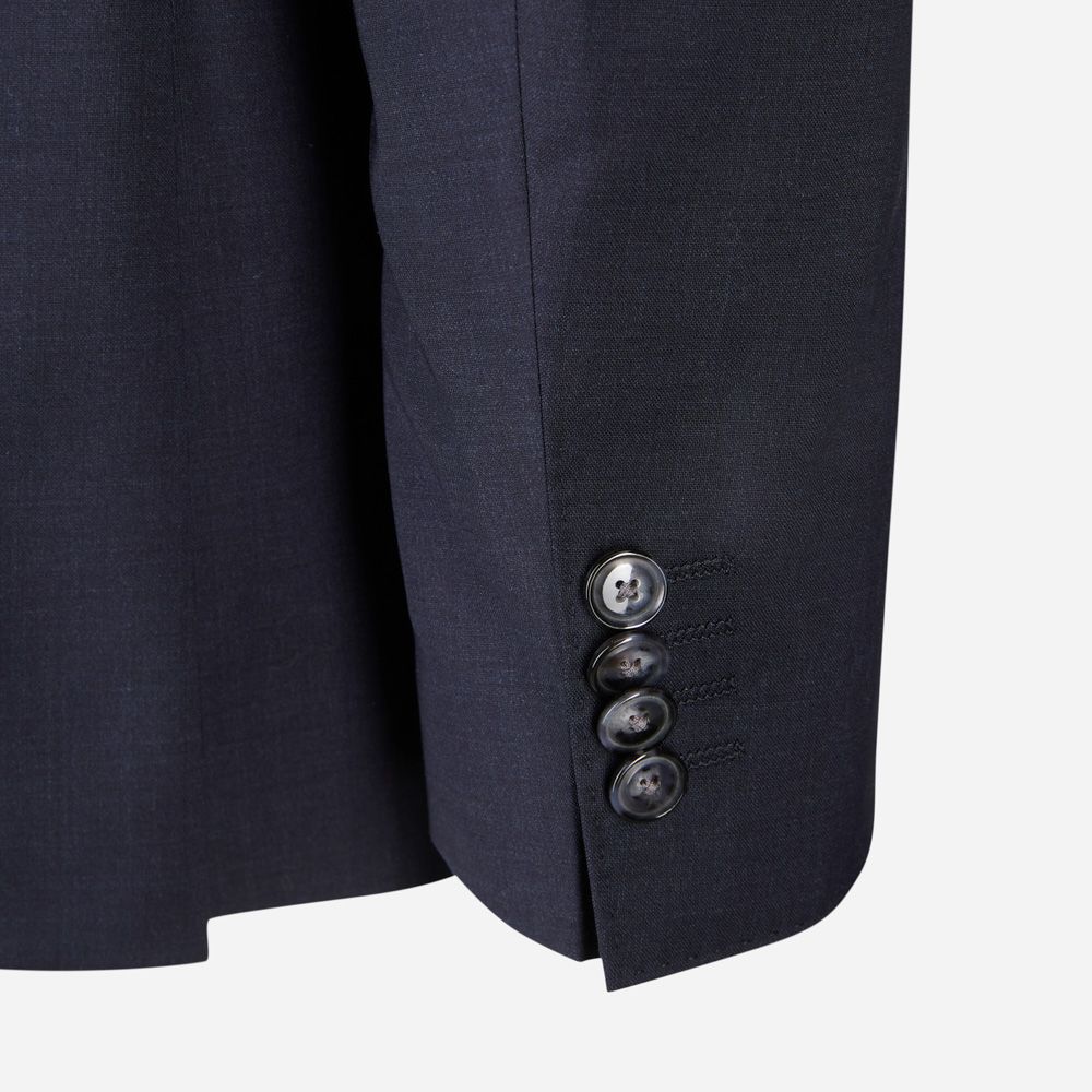 Suit Wool Structure - Dark Blue