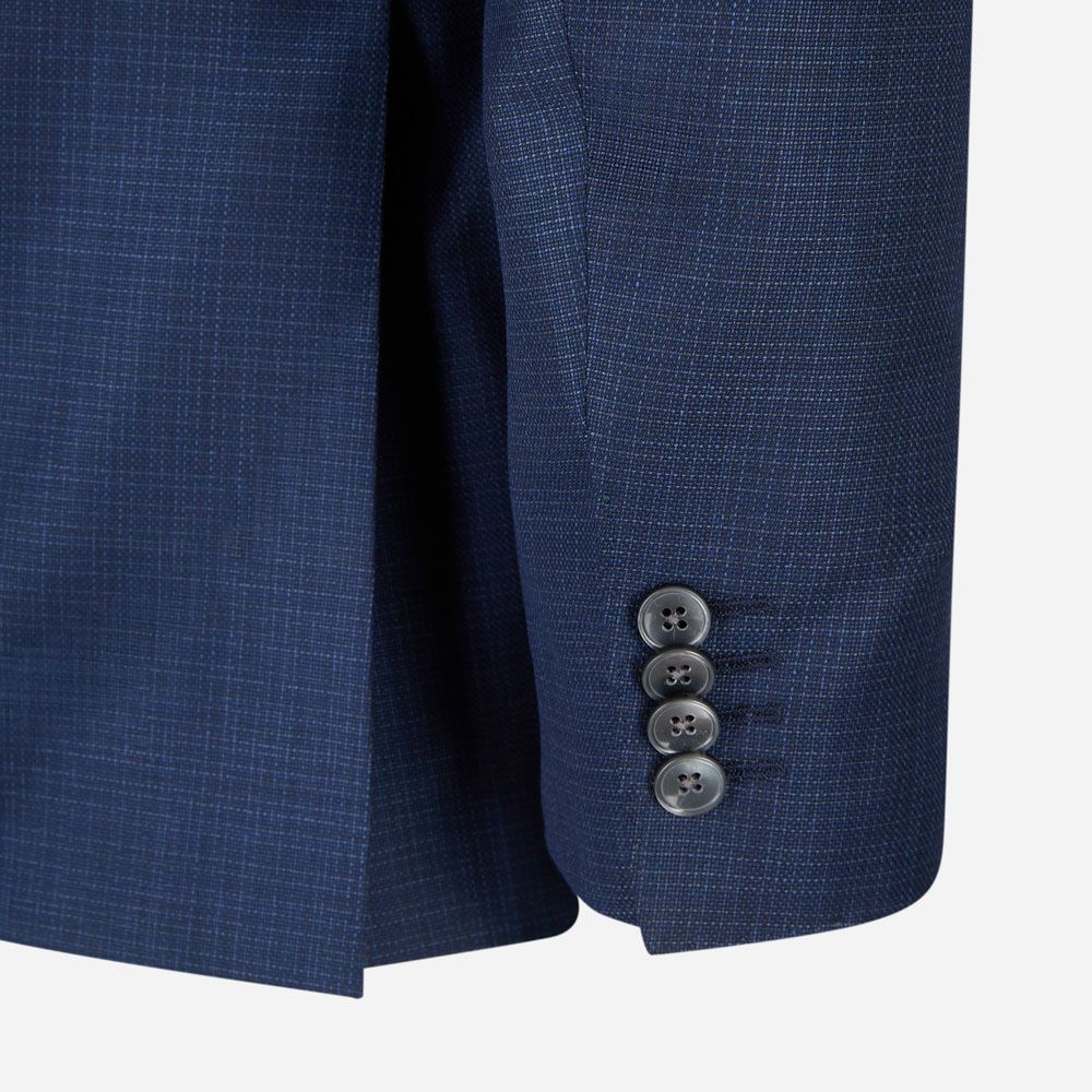 Suit Wool Pattern - Dark Blue