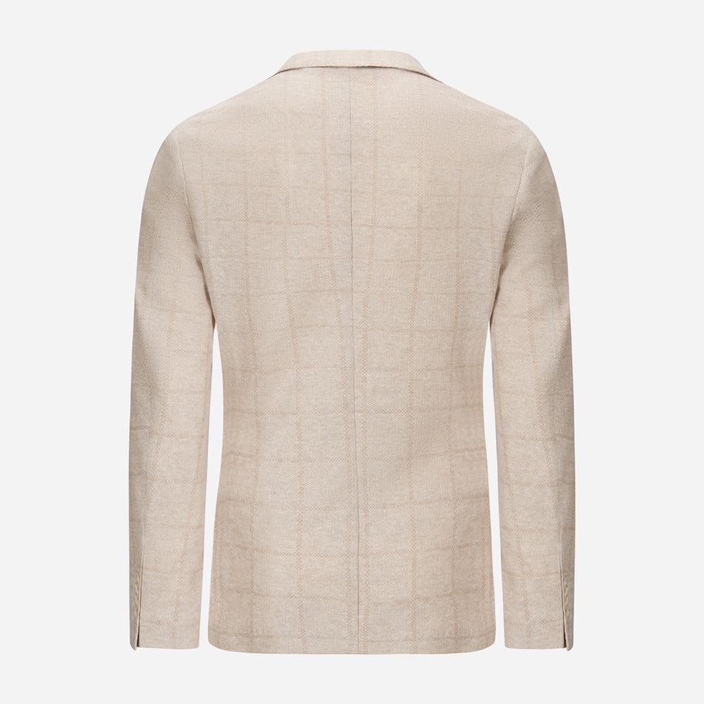 Linen-Blend Blazer - Open White