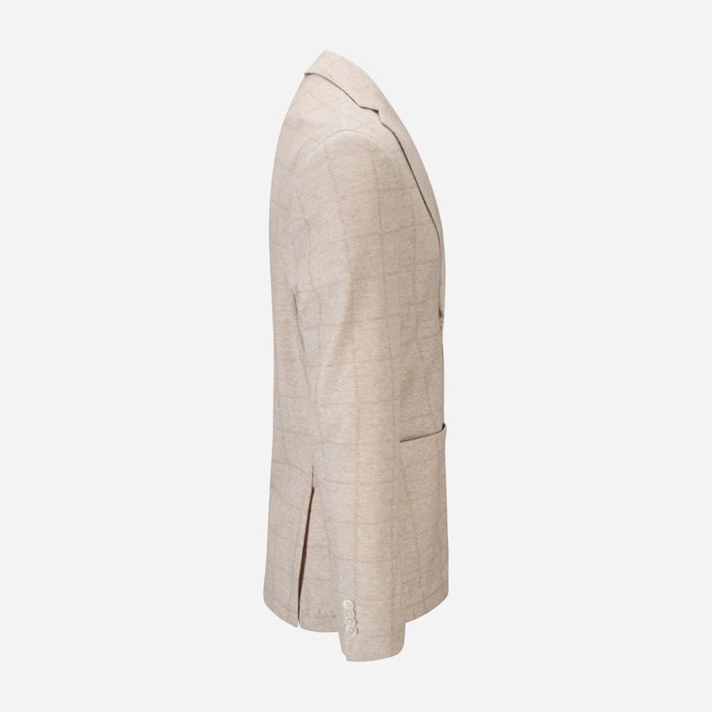 Linen-Blend Blazer - Open White
