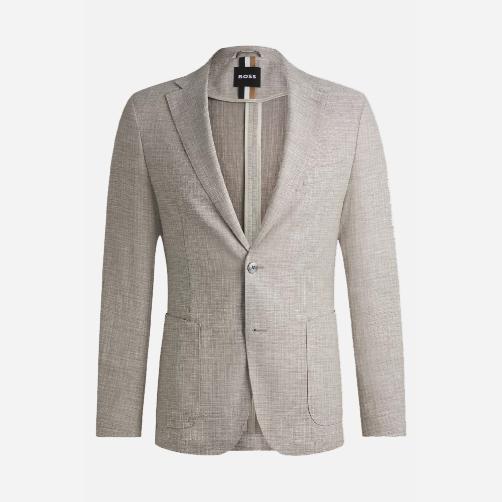 Micro Patterned Blazer -  Ligth Beige