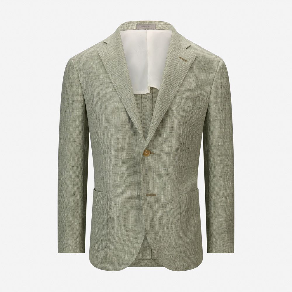 Jacket Linen-Wool - Ligth Green