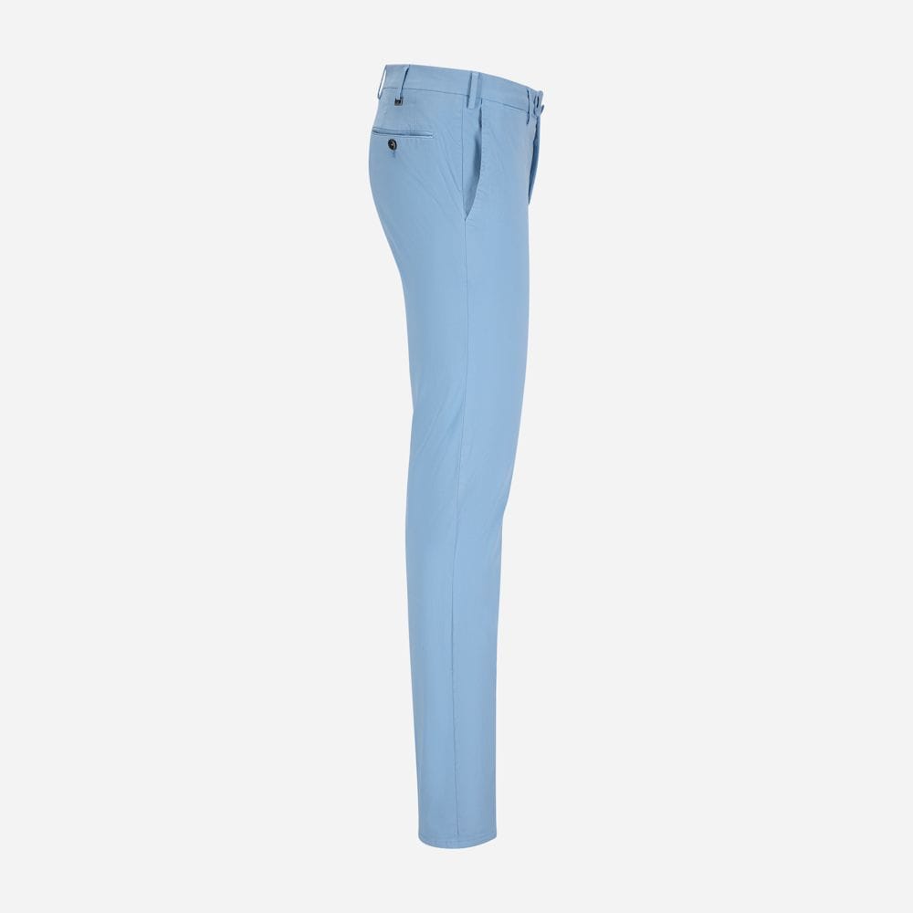 Gabardine Stretch Chinos - Azzurro
