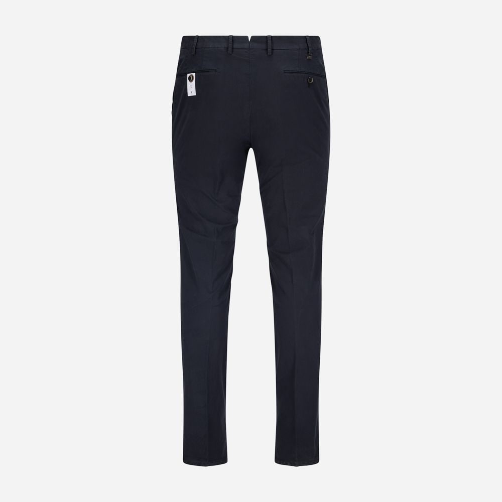 Gabardine Stretch Chinos - Navy Scuro