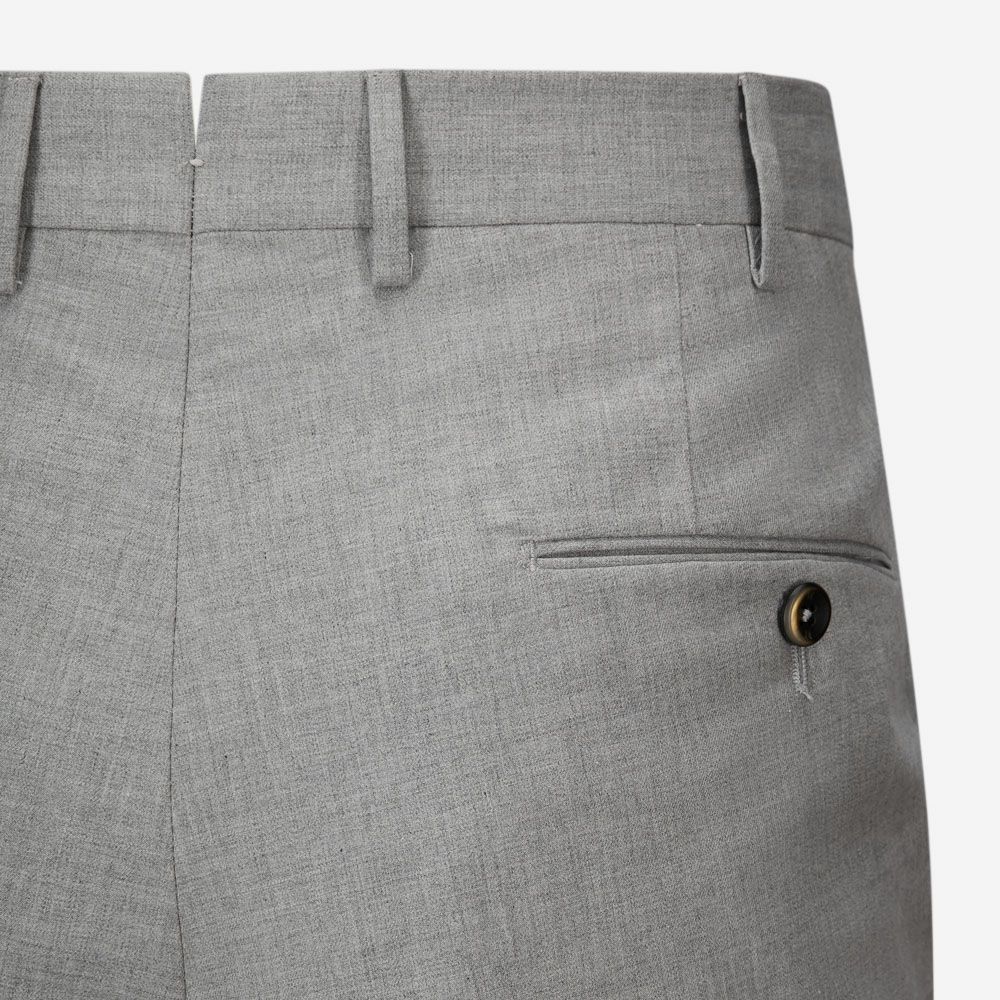 Cotton Twill Chinos - Grigio Melange