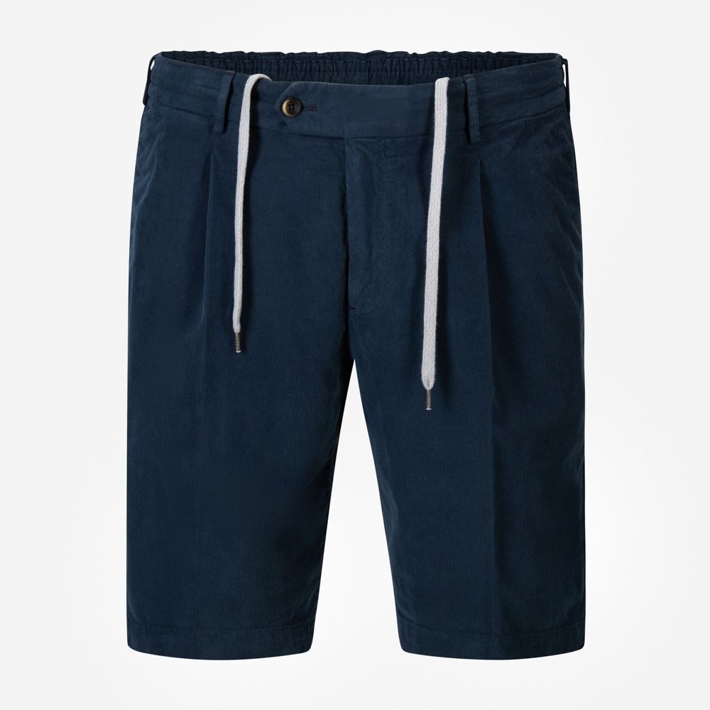 Bermuda Slim Jogger Corduroy - Blu Royal