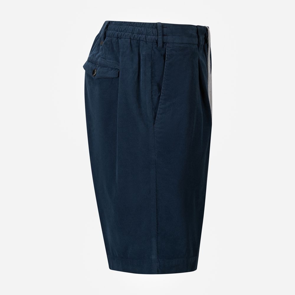 Bermuda Slim Jogger Corduroy - Blu Royal
