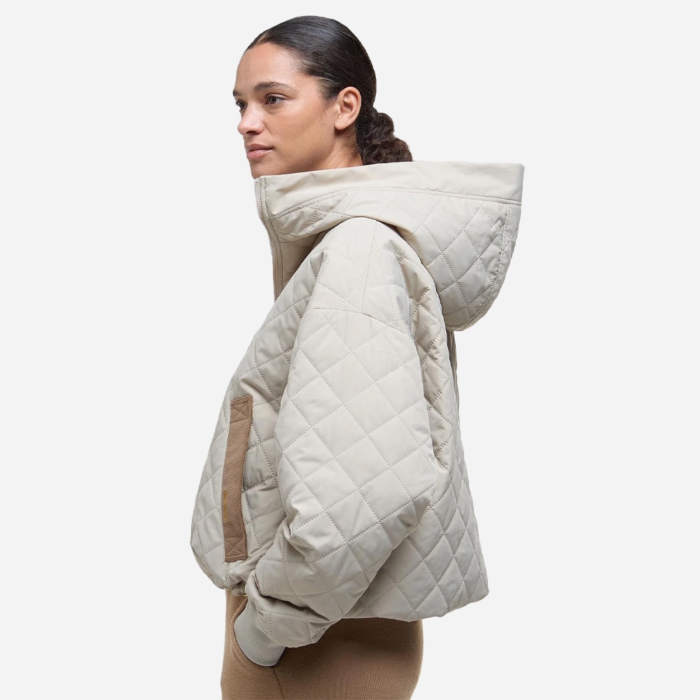 Maddy Quilted Jacket - Ligth Sand-Safari