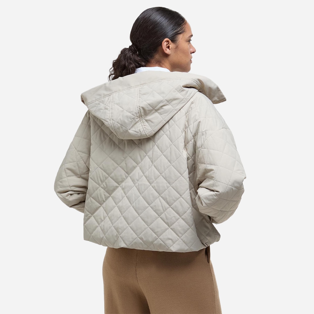 Maddy Quilted Jacket - Ligth Sand-Safari