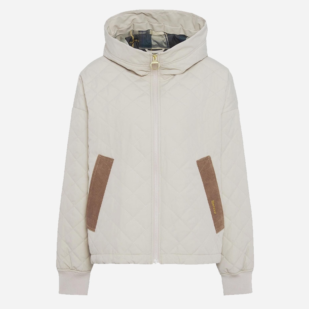 Maddy Quilted Jacket - Ligth Sand-Safari