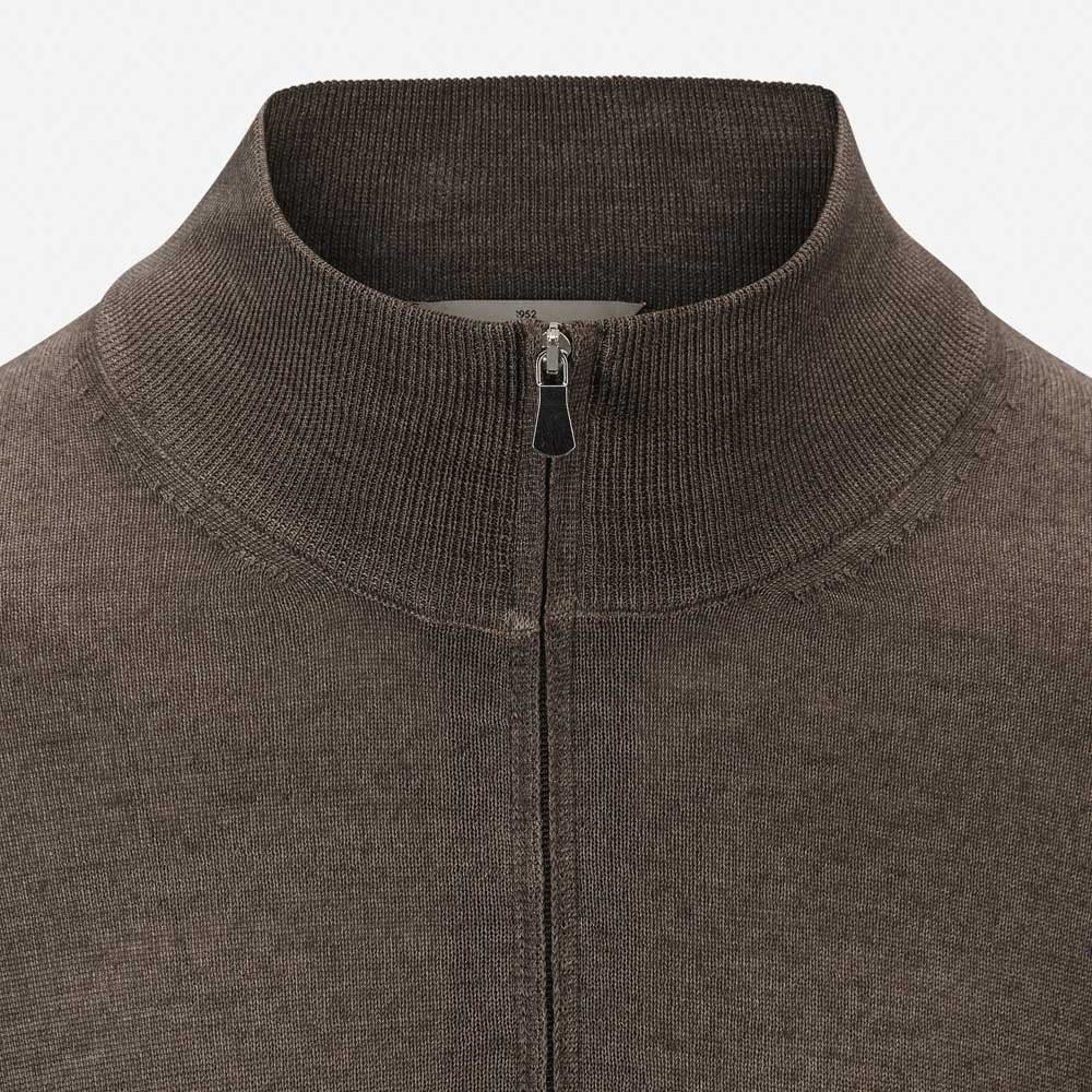 Half Zip Vintage Merino - Taupe