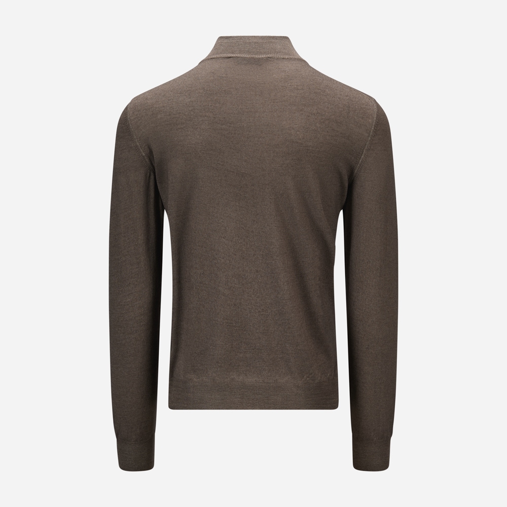 Half Zip Vintage Merino - Taupe