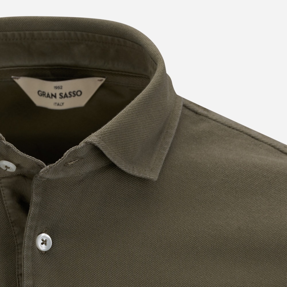 Pique Cotton - Olive