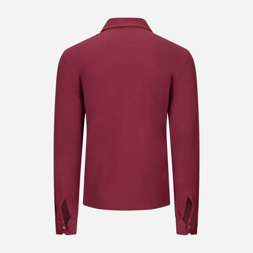 Shirt Pique Cotton - Raspberry
