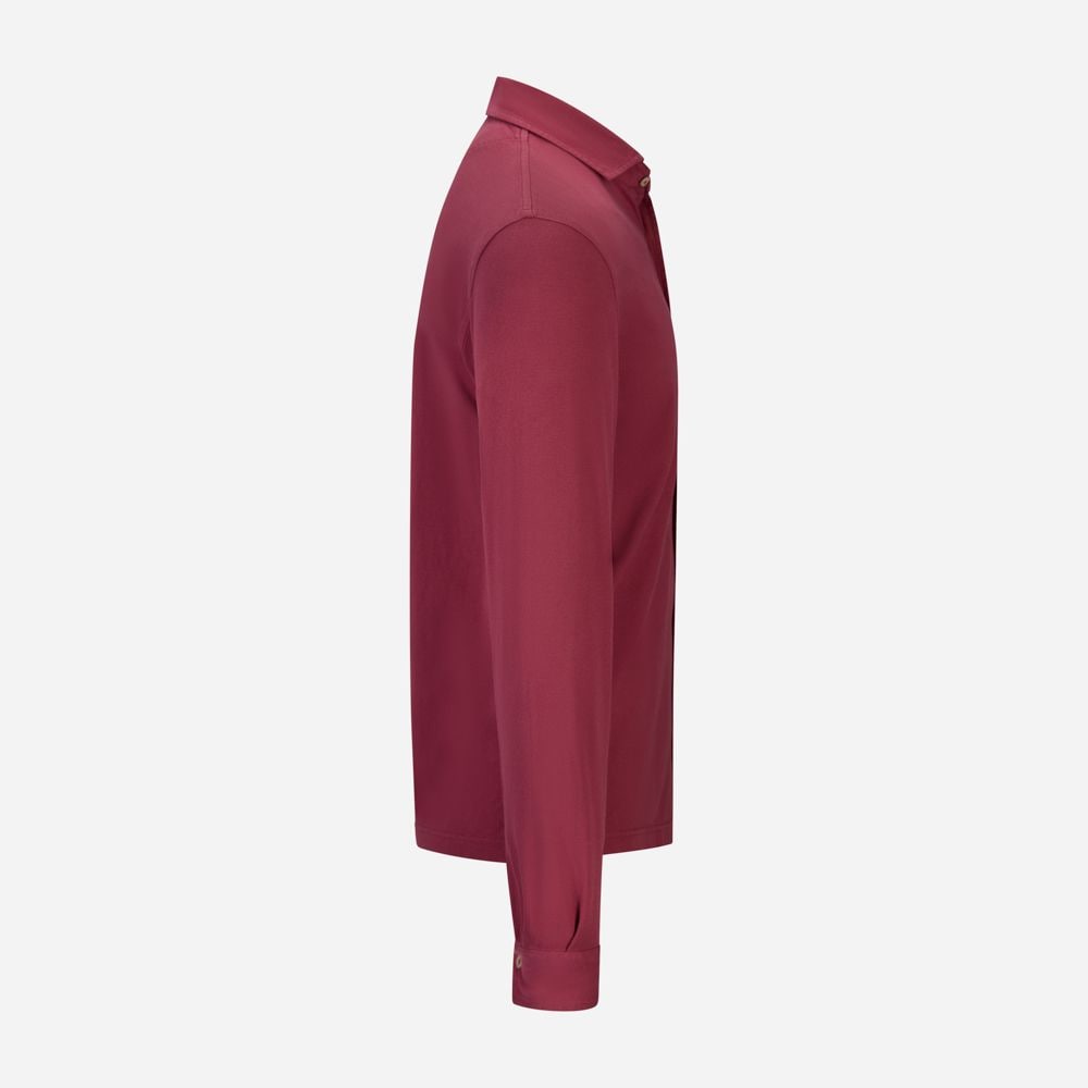 Shirt Pique Cotton - Raspberry