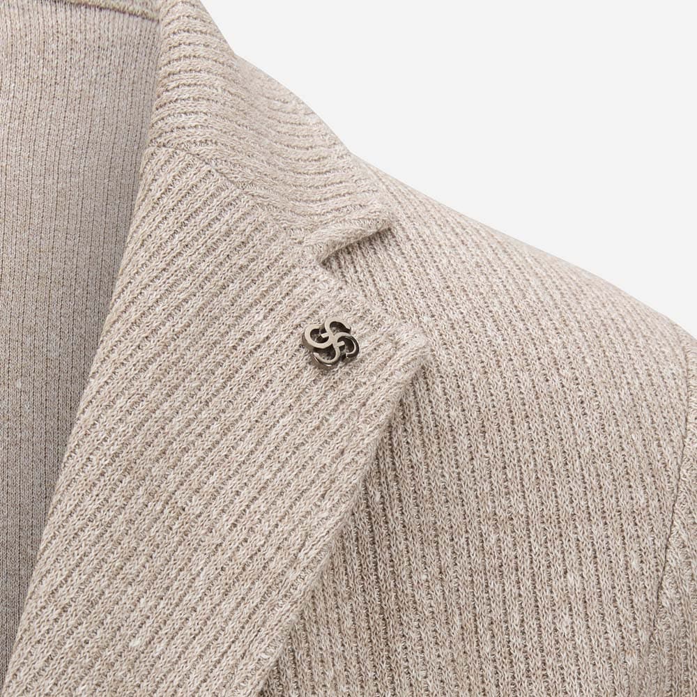 Blazer Jacket Cotton-Linen - Taupe
