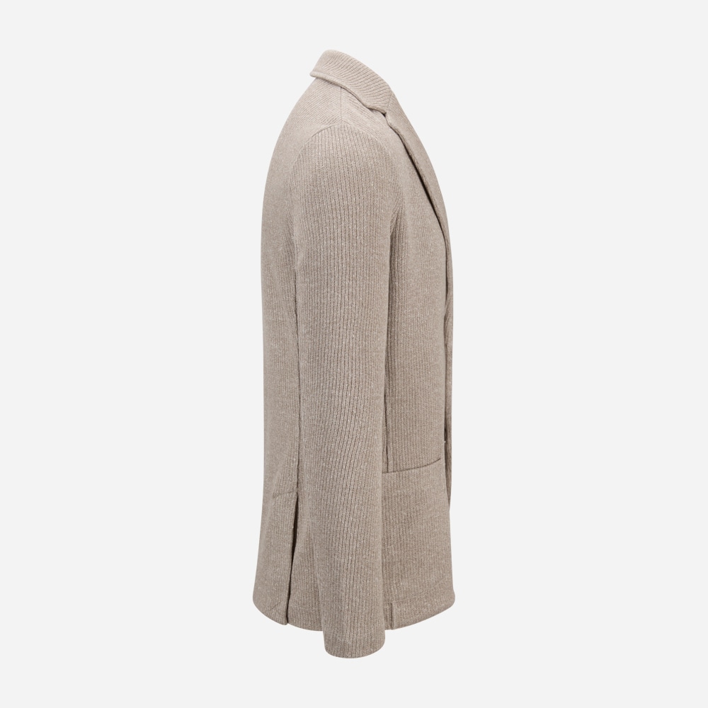 Blazer Jacket Cotton-Linen - Taupe