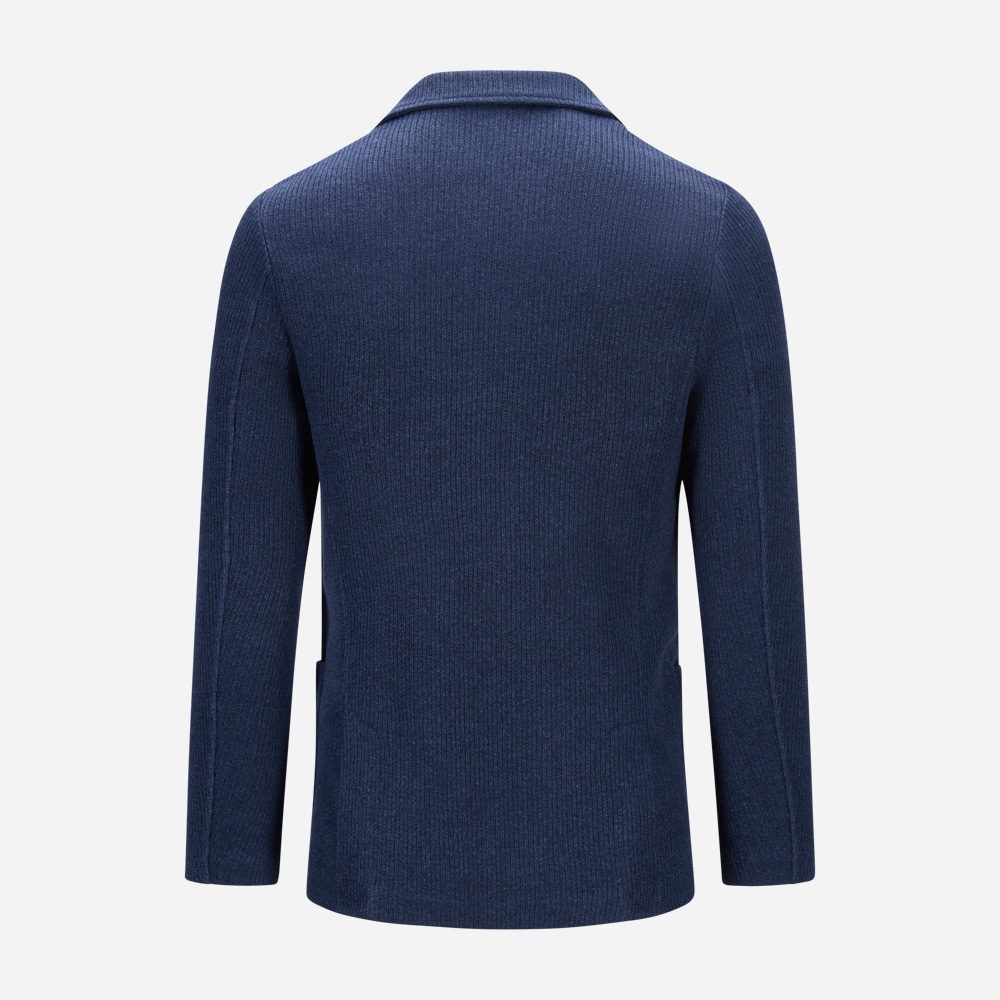 Blazer Jacket Cotton-Linen - Navy
