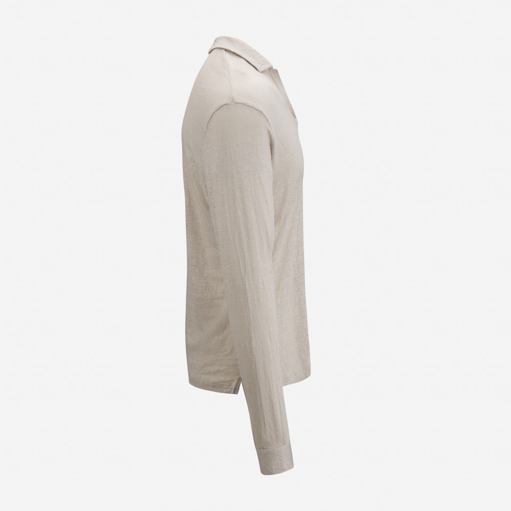 Longsleeve Linen Piquet - Ligth Beige